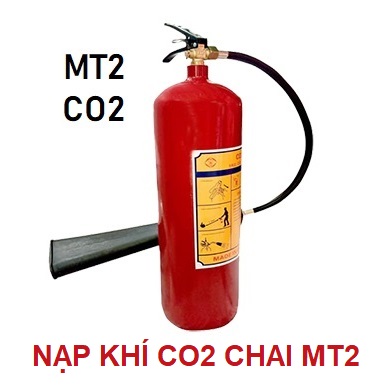 Nạp khí CO2 bình chữa cháy xách tay MT2 2kg