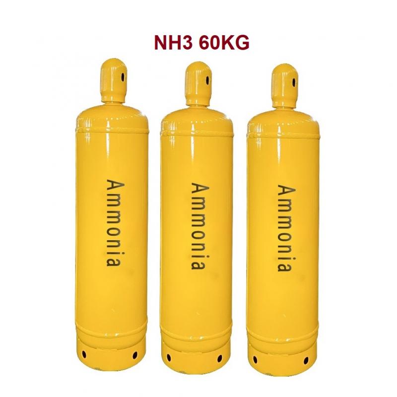 Khí Amoniac hóa lỏng (NH3) loại bình 60KG