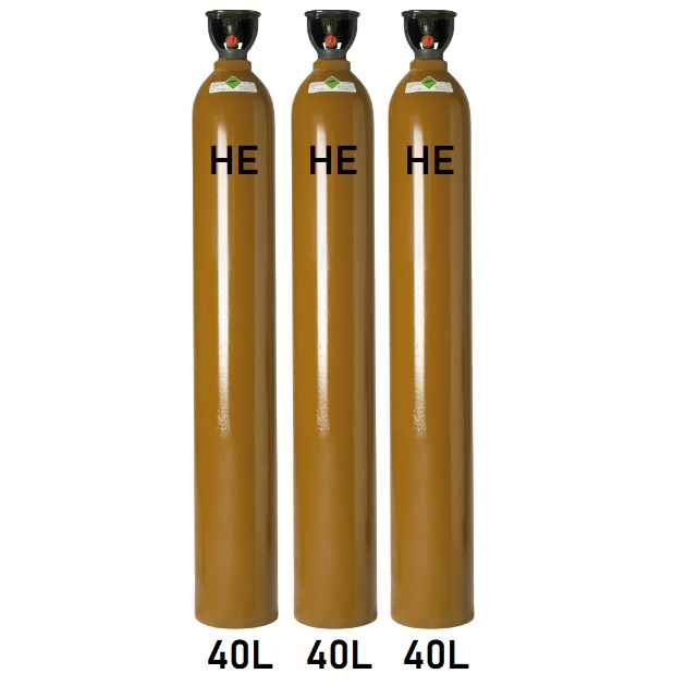 Khí Helium 5.0 purity ≥ 99.999%  chai 40L 