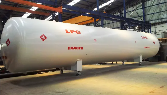 Bồn LPG 30 tấn LPG 30T280D, V: 60,18m3, WP1.8Mpa, kiểu nằm