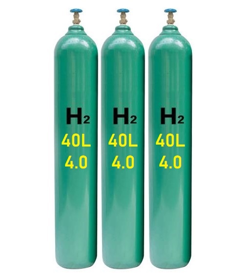 Khí hydro công nghiệp Purity ≥99,995% loại 40L 150bar